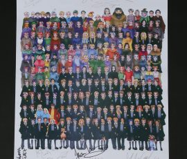 70427 Autographed Crew Gift Poster 1